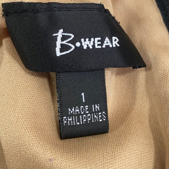 Vtg Y2K BWear Lace Tulle Mini Dress | 1 | Black | Whimsigoth Fairy Valley Girl - Picture 3 of 12